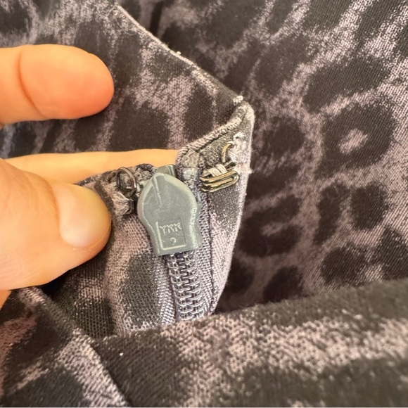 Trashy Diva Gray Leopard Mini Fit and Flare Party Dress 2 - Picture 5 of 10